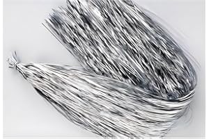 CIRCLE B TACKLE Hedron Flashabou Original Fly Tying Material and Metallic Tinsel Flash Skirt Material Great for Anything from Fly Tying to Offshore Trolling Lures