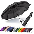 SIEPASA Windproof Travel Compact Umbrella-Automatic Umbrellas for Rain-Compact Folding Umbrella, Travel Umbrella Compact, Small Portable Windproof Umbrellas for Men Women Teenage.