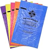 Bags On Board Dog Poo Bags 140 Rainbow Strong Leak-Proof 22.8x35.5cm view 2