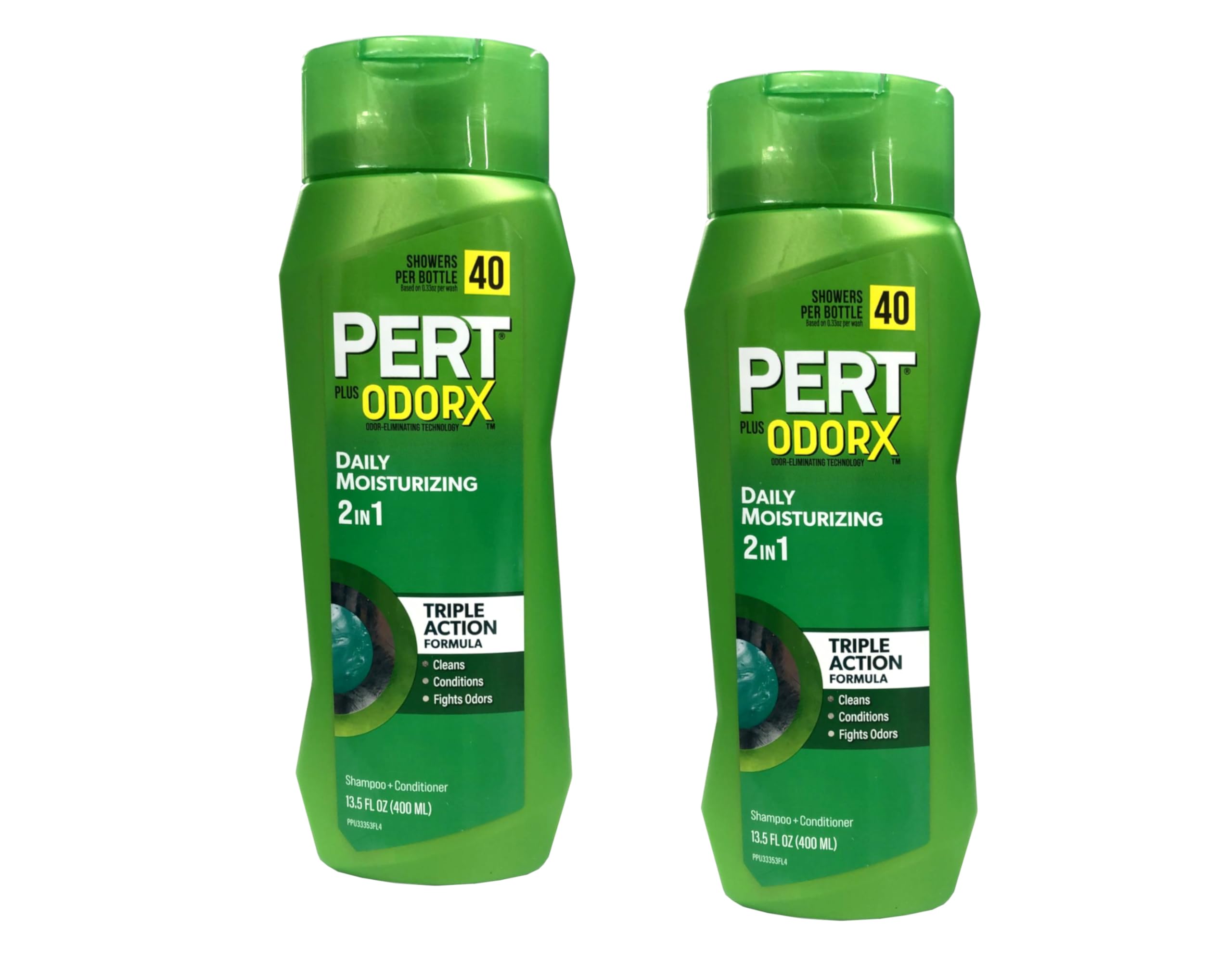 Photo 1 of Pert Plus OdorX Daily Moisturizing 2-in-1 Shampoo & Conditioner 13.5 fl oz (Pack of 2)