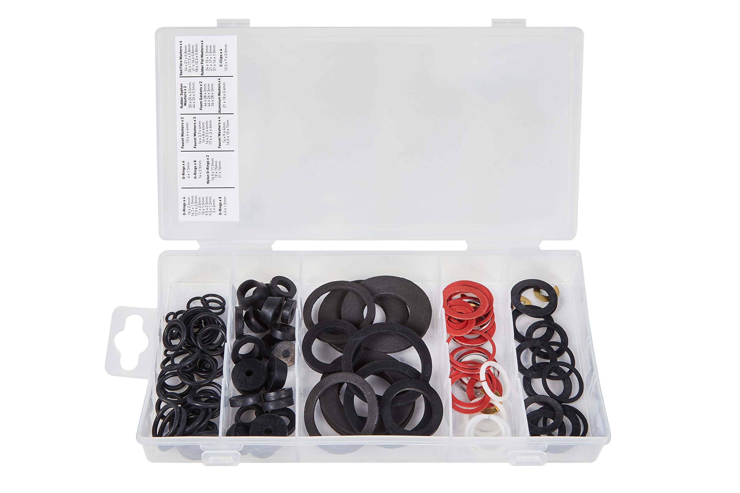 Blue Spot 40536 Tap Reseater Washer Assortment (125-Piece)
