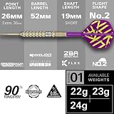 Target Darts Luke Littler Gen 1 Prodigy 90% Tungsten 22G Swiss Darts view 3