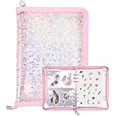 MUDOR 4 in 1 Sticker Storage Organizer, Binder with Storage Sleeves and Release Paper, Reusable Collecting Book Album Holder,