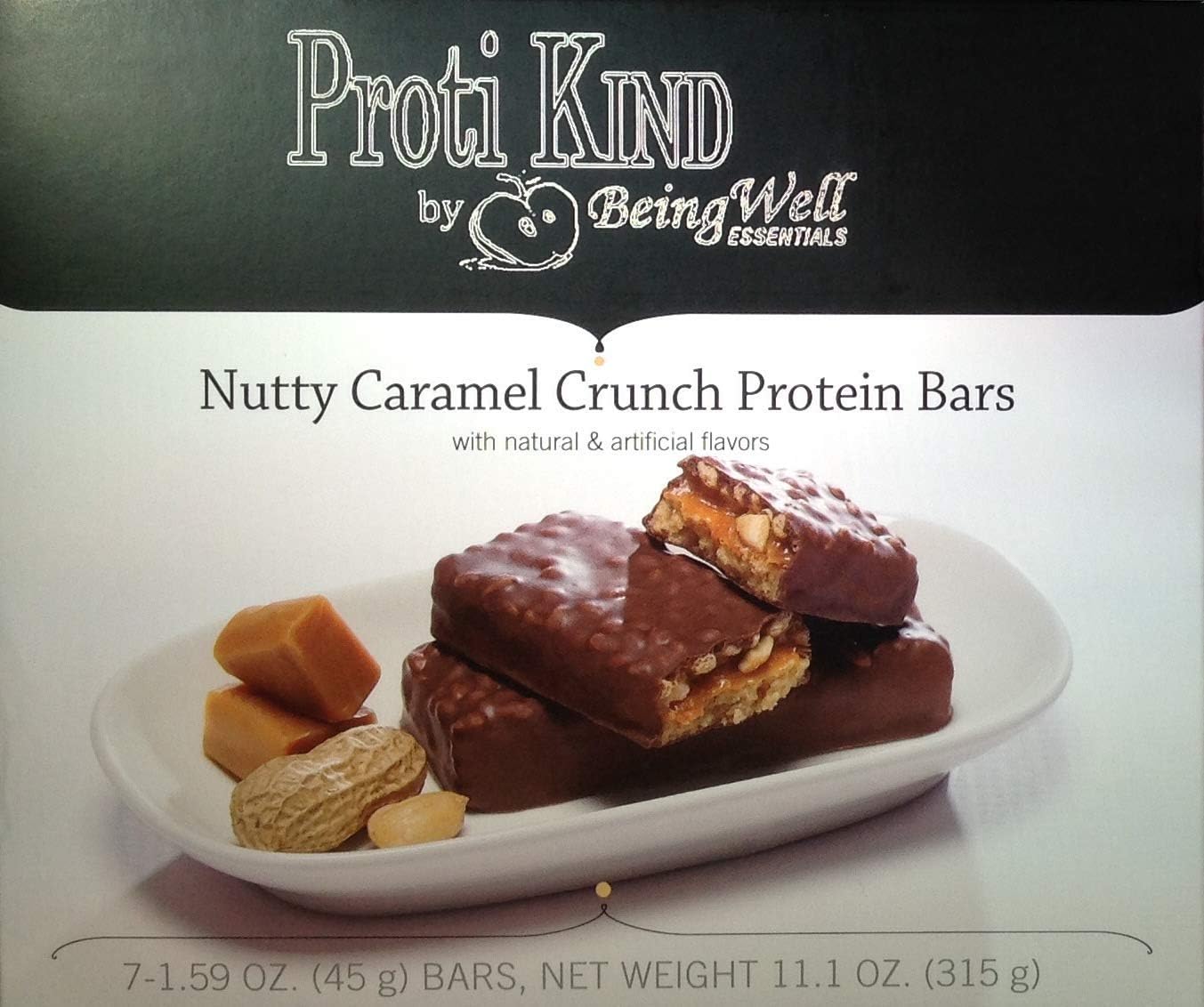 Shred Bars- Nutty Caramel Crunch 1.55 Oz-box of 7