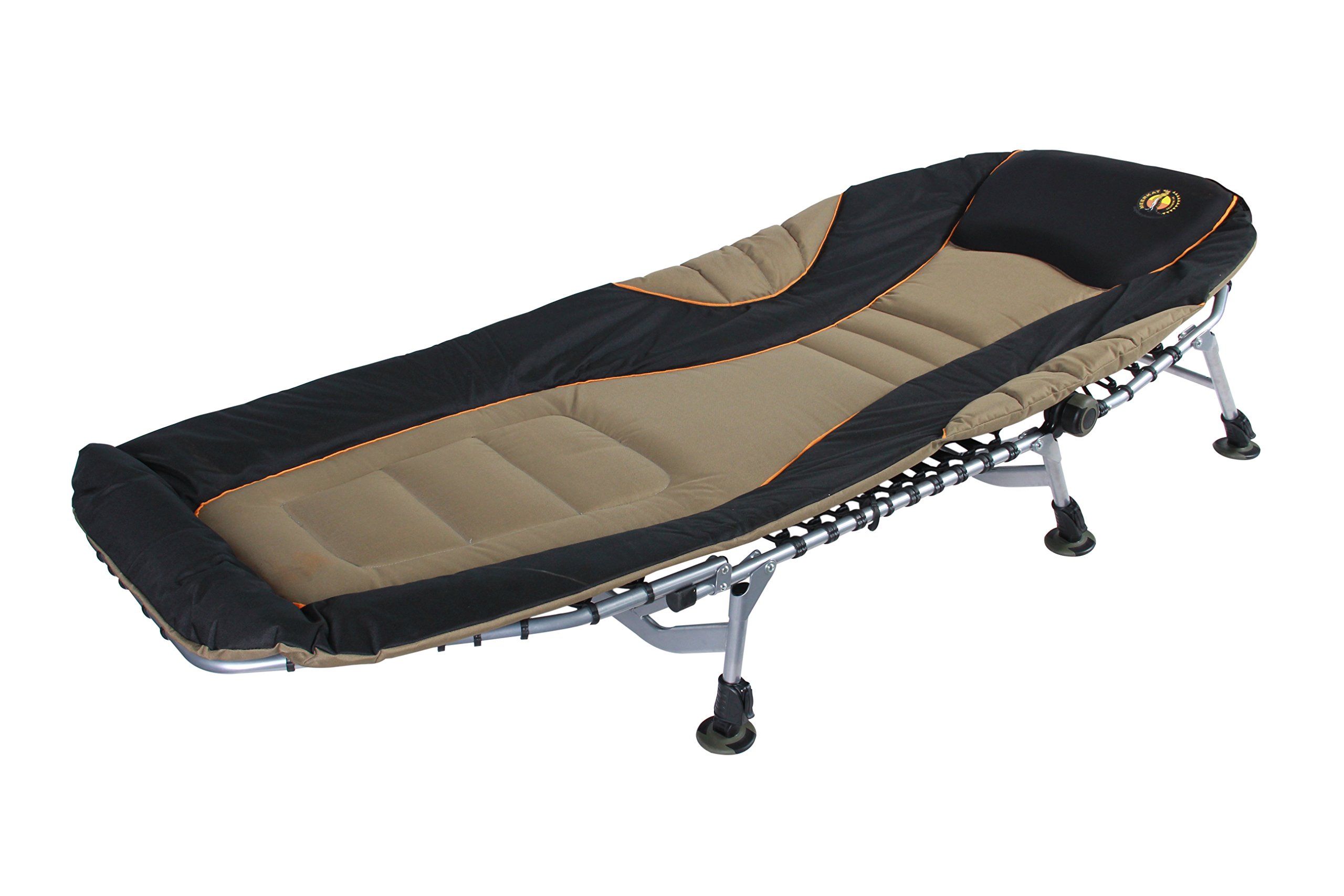 Photo 1 of ***FACTORY SEALED*** Bushtec Camping Cot & Lounger – Adjustable Outdoor Bed with Spacious Padded Comfort, Easy to Fold, UV/Fire Resistant, 83"in x 31"in