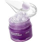 JUMISO Niacinamide 5+ Overnight Capsule Cream (50ml/1.69 fl oz) – Melting Capsule Sleeping Mask, 5% Niacinamide + 1% TXA + Glutathione, Tone Appearance Care for Glass Skin, Korean Skincare