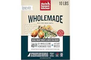 The Honest Kitchen Wholemade™ Whole Grain Turkey & White Fish Dog Food, 10 lb Box