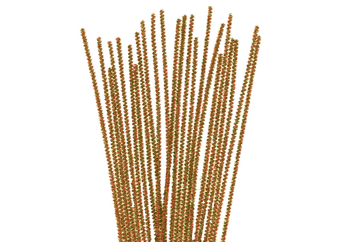 INNSPIRO Pipe cleaner chenille metallic gold 3mmx30cm. 40u., ideal for crafts with children, decorations and creative activities