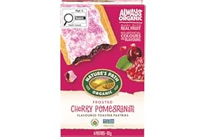 Nature's Path Organic Frosted Cherry Pomegranate Toaster Pastries, 312 g (Pack of 1), Non-GMO