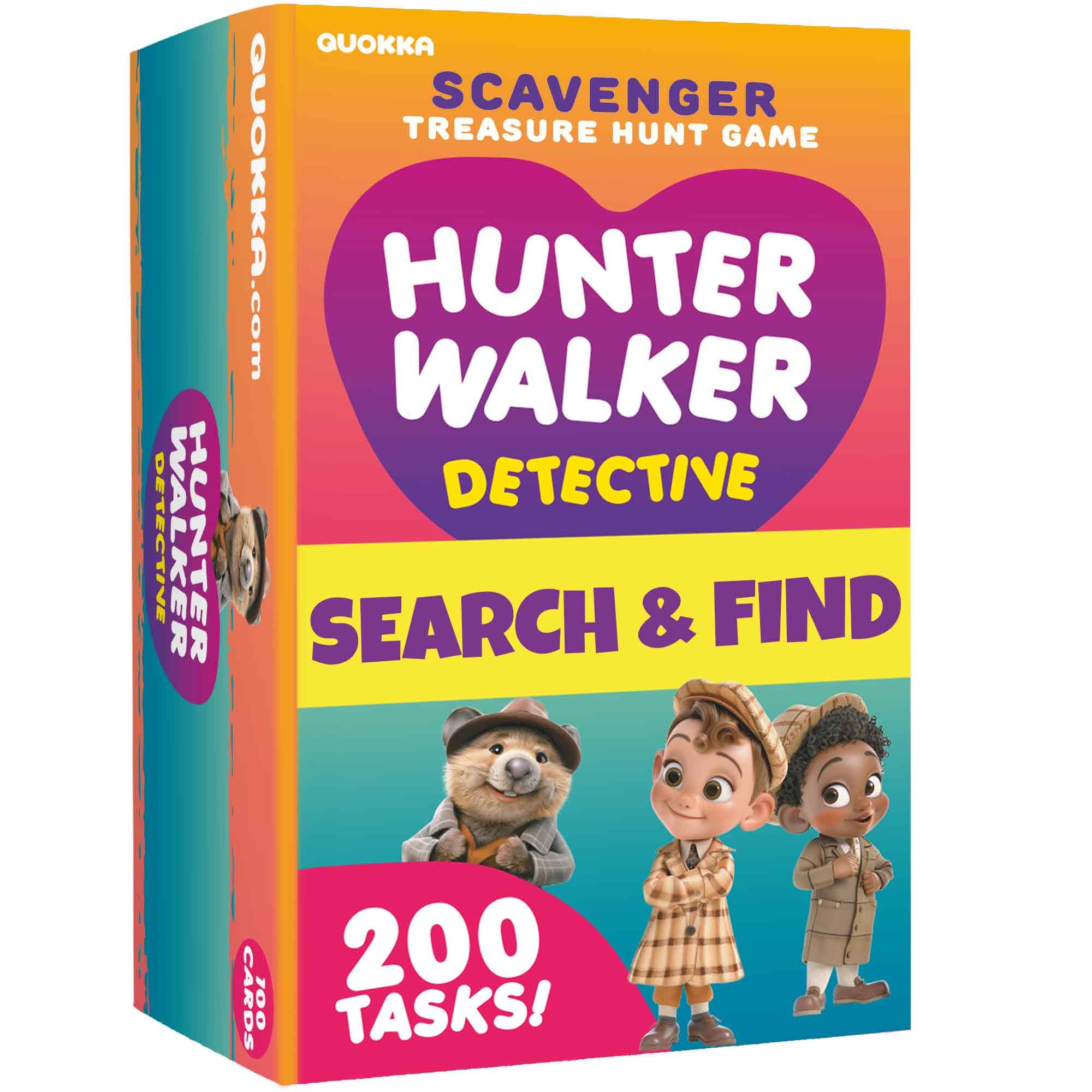 Photo 1 of QUOKKA Scavenger Hunt for Kids Ages 4-8 - 200 New Indoor Outdoor Activities for Kids Ages 6-8 - Camping Backyard Outdoor Games for 3-6 Year Olds - Pocket Travel Toys for Boys Girls and Family