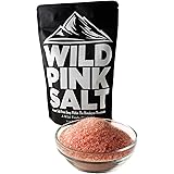 Wild Himalayan Pink Salt Fine Grain 100% Natural Hand-Mined Unrefined Pink Salt, Triple Spring Water Washed, Pure Flavor, 80+