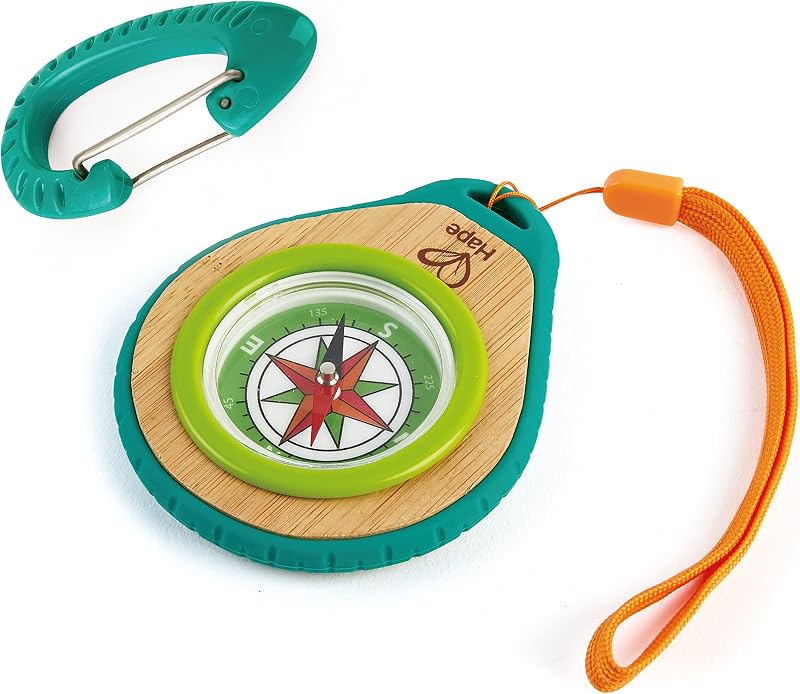 Hape Compass Set Outdoor Toys Bamboo Sustainable 4+ years