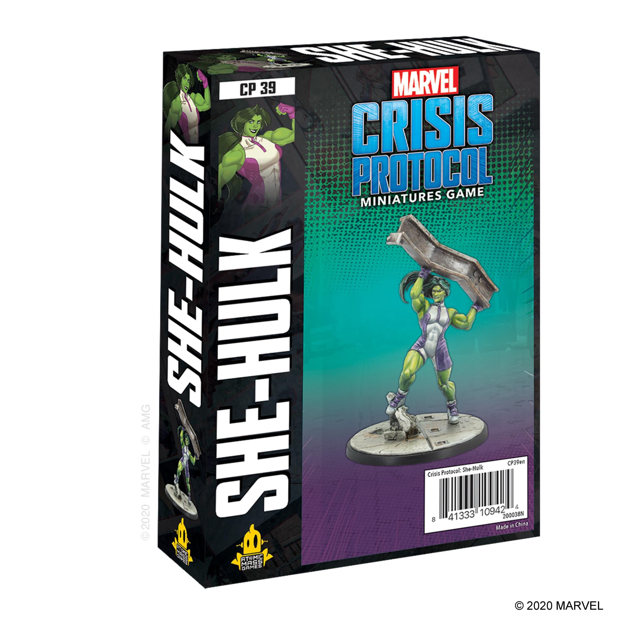 Atomic Mass Games - Marvel Crisis Protocol: Character Pack: She Hulk: Marvel Crisis Protocol - Miniature Game