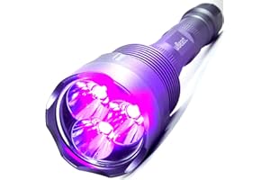 uvBeast V3 385-395nm Black Light UV Flashlight - High Power Upgraded Triple Broad Band LEDs Best for Professional/Commercial Use - USA Stock