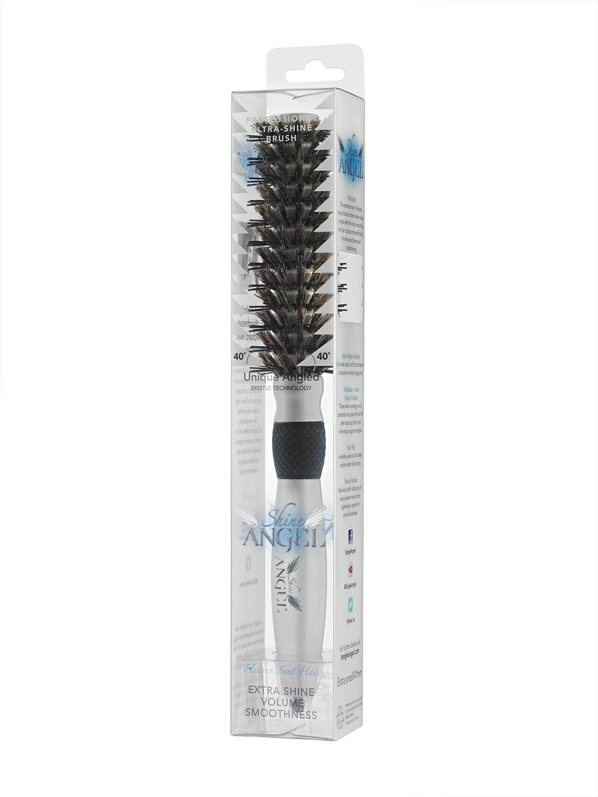 Tangle Angel 60 MM Curling Shine Brush Beauty