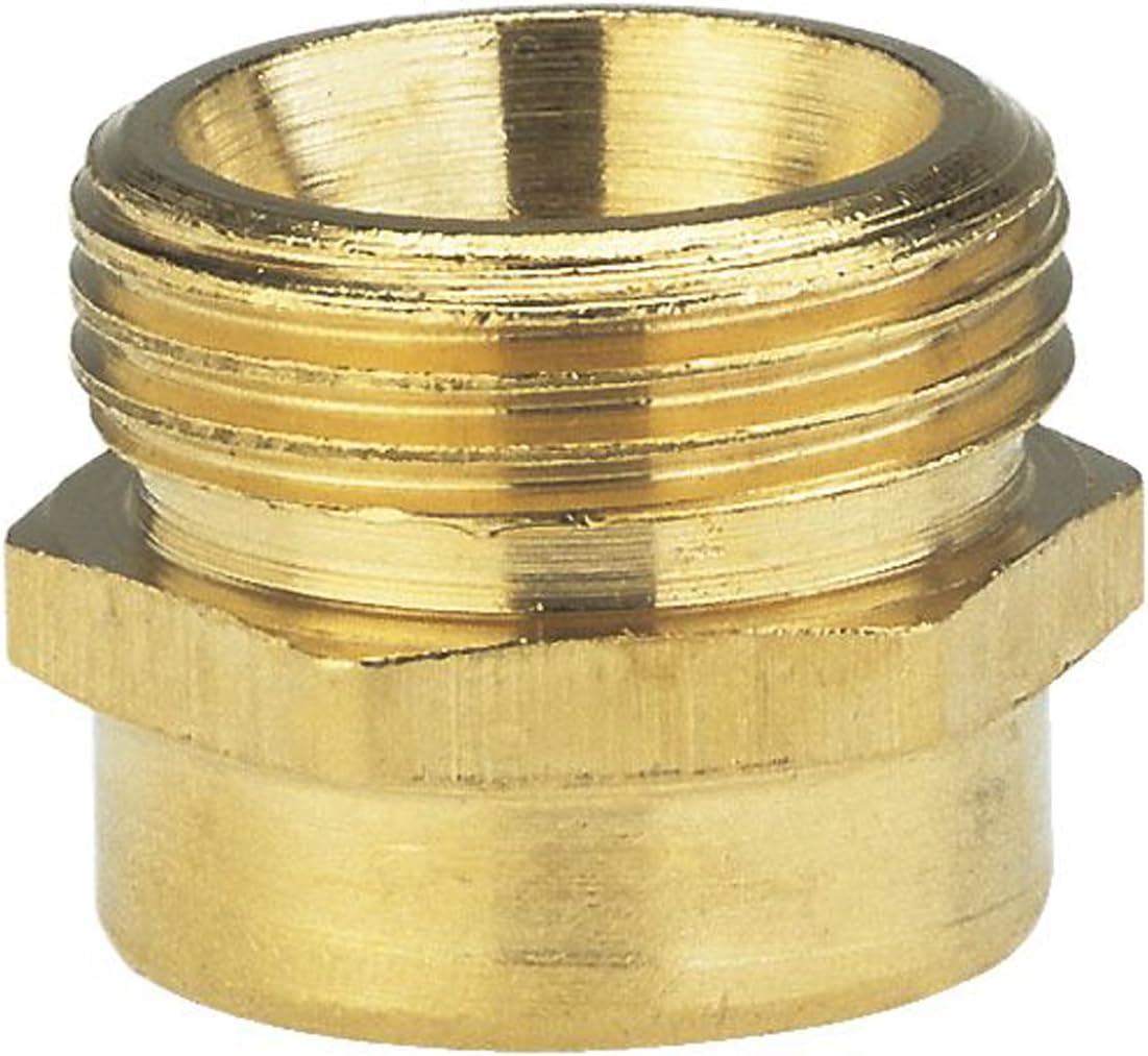 GARDENA Brass Reducing Threaded nipple: Brass Fitting to The Threaded reduction For e.g. Pumps, 33.3 mm (G 1 ')