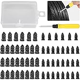 Linkstyle 60PCS Tire Plug Kit, Flat Tire Repair Rubber Nails Kit for Car Truck ATV Tyre Puncture Repair