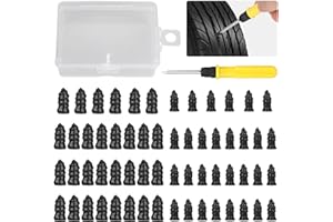 Linkstyle 60PCS Tire Plug Kit, Flat Tire Repair Rubber Nails Kit for Car Truck ATV Tyre Puncture Repair