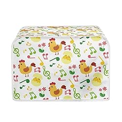 Talayituse Rooster Chicken Print 4 Slice Toaster