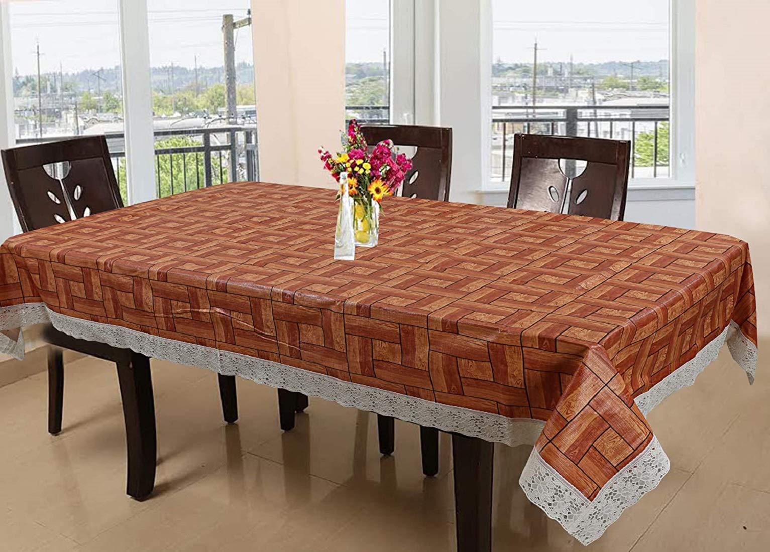 dining table cover 6 seater rectangular shape