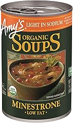 Amy's Soups, Light in Sodium Organic Minestrone Soup, 14.1 Ounce