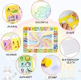 MELAND Water Doodle Mat 120 x 90cm Large Aqua Magic Drawing Mat view 3