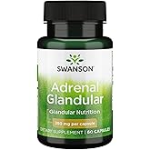 Swanson Adrenal Glandular 350 Milligrams 60 Capsules