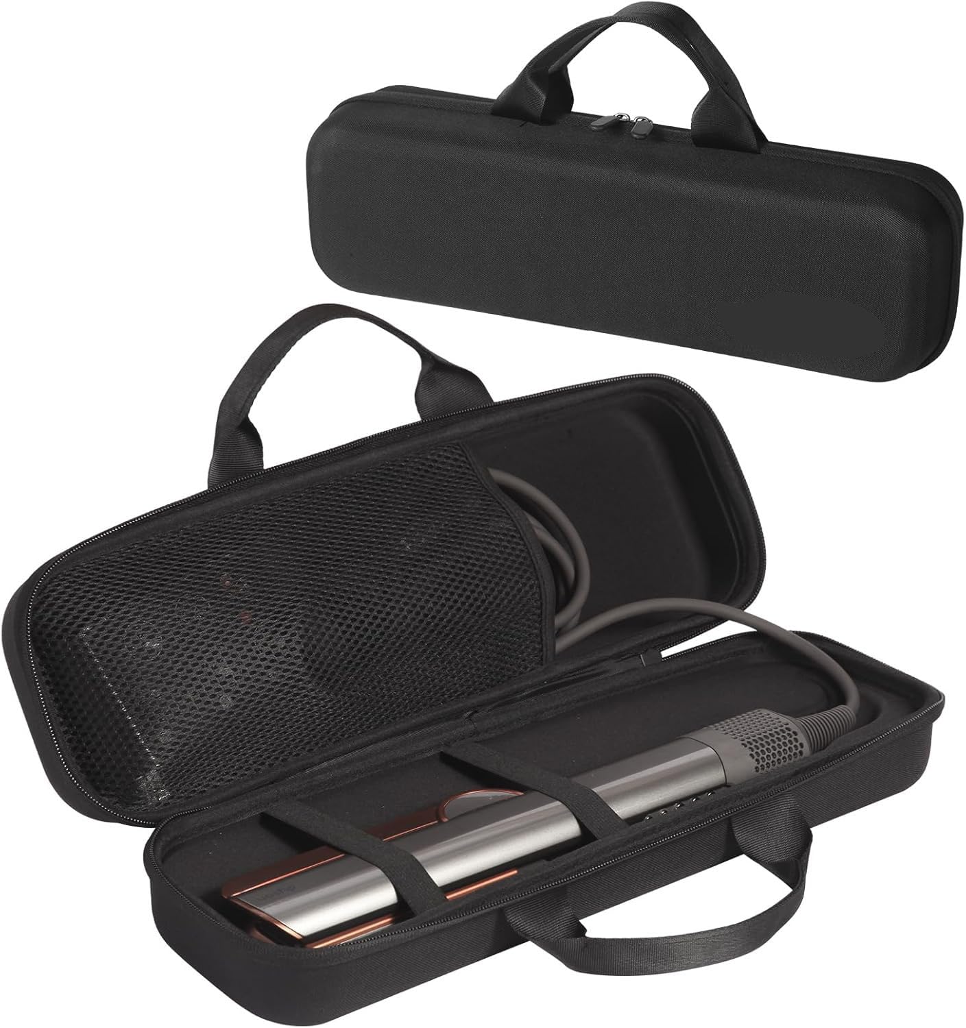 GENCAM Carrying Case for Dyson Airstrait, Airstrait HT01 Case Compatible with Dyson, Portable Travel Bag for Straightener HT01 (Black)