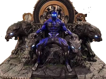 Amazon 予約受け マーベル 王座 ブラクラパンサー Black Panther フィギュア ガレージキット 海外levill 限定品 樹脂製 スタチュー 1 6 フィギュア ドール 通販