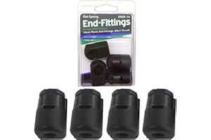 Hatchlift Products Ball Stud with Nylon Nuts - Replacement End Fitting for Socket Gas Springs - Easy Disconnect & Reconnect - Extends Gas Spring Life - Off-Season Storage, 10mm - 4 pcs