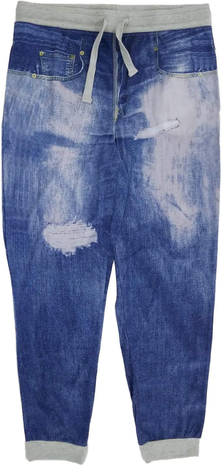 denim lounge pants