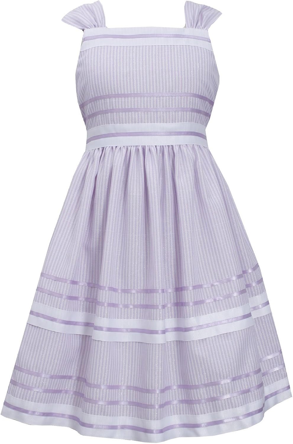 lavender and white dress