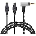 FAAEAL HD650 Balanced Cable Replacement for Sennheiser HD600 HD660S HD6XX HD580 HD58X HD545 HD535 Headphones 2.5mm Balanced Male Jack Extension Aux Cord 4.9ft