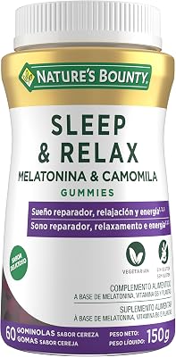 Gomas de Melatonina Sleep & Relax Sabor Cereja | 60 peças