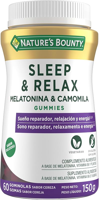 Gomas de Melatonina Sleep & Relax Sabor Cereja | 60 peças — foto 1 de 8