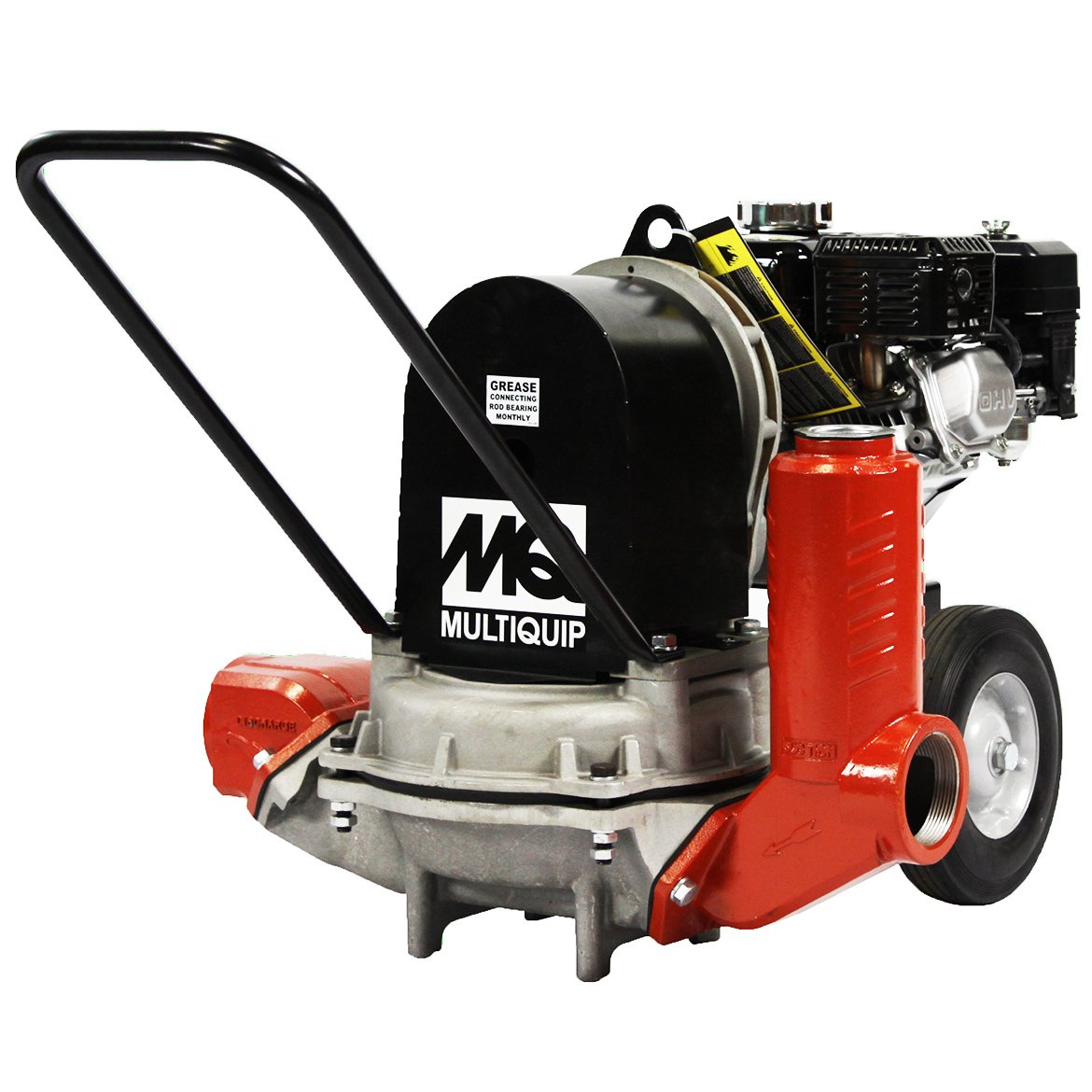 Multiquip MQD2H Diaphragm Pump with Honda Motor, 4 HP, 85 GPM, 2" Suction & Discharge