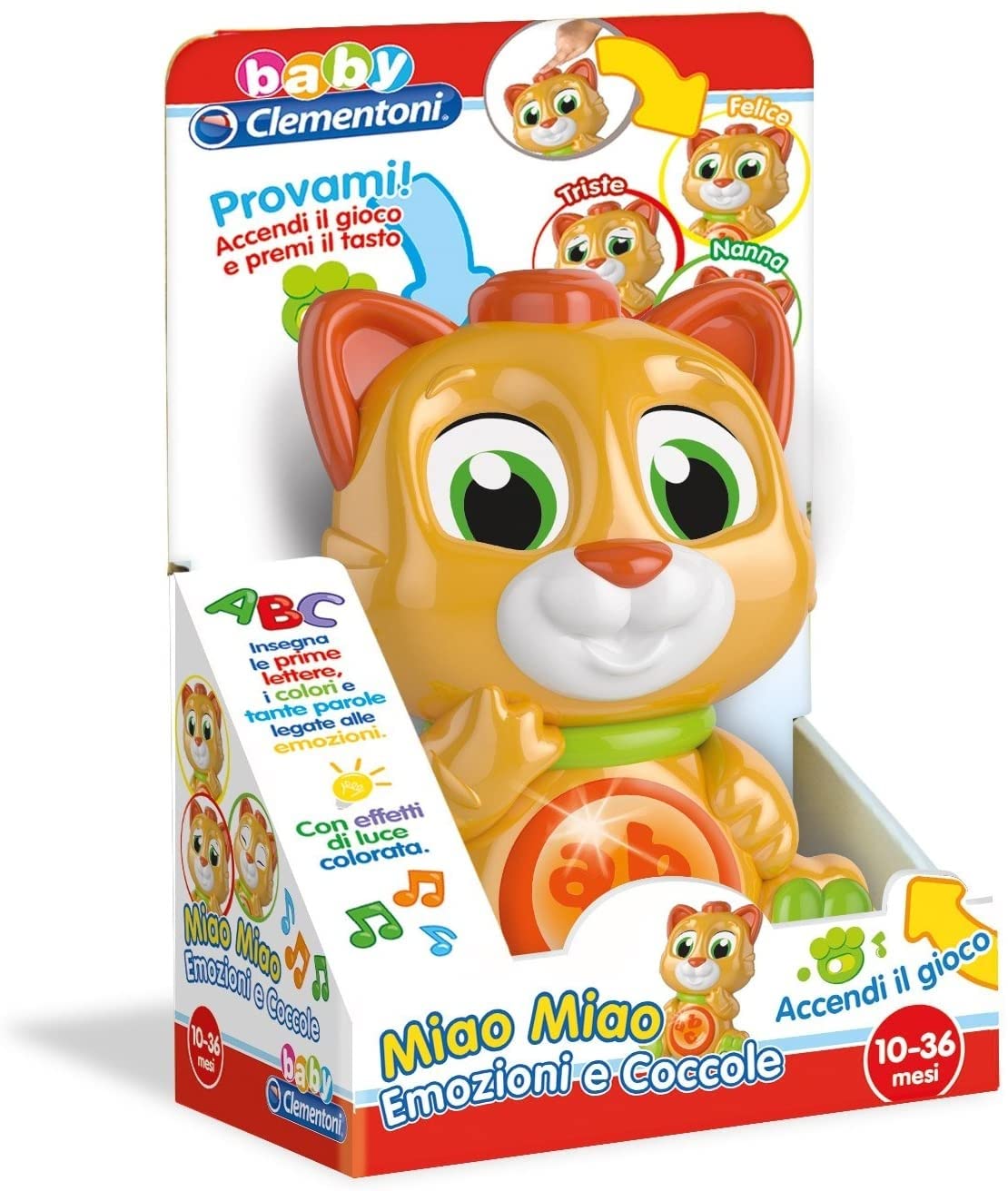 Clementoni Miao Emotions and Cuddles, Multicoloured, 17219