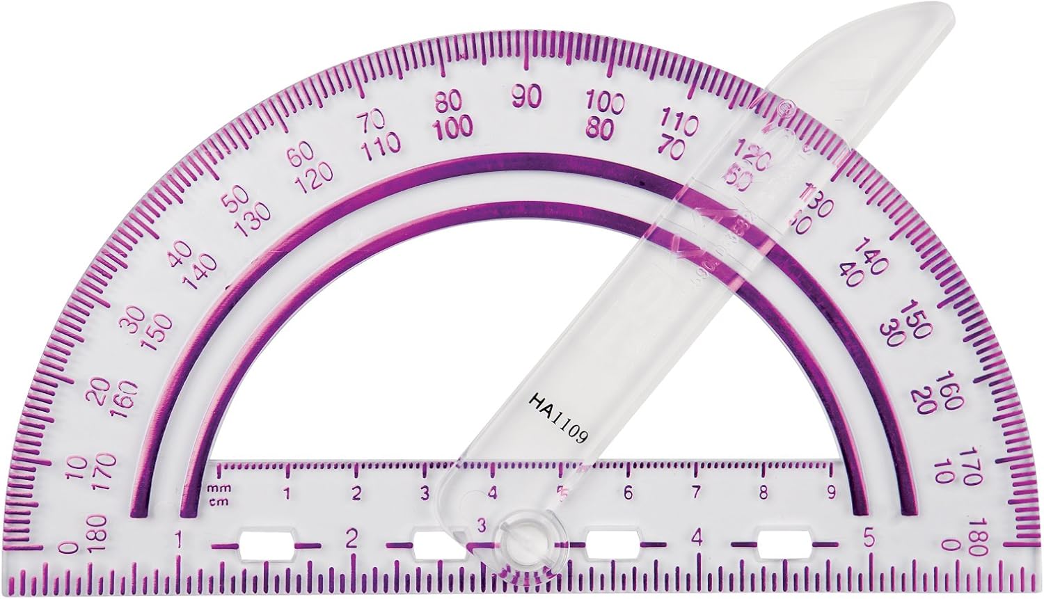 Fiskars 12-95400J Plastic Swing Arm Protractor, Color Received May Vary : Construction Protractors : Arts, Crafts & Sewing