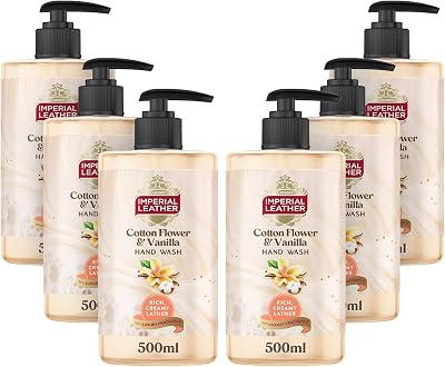 Imperial Leather Moisturising Hand Wash Cotton Flower Vanilla Orchid Pack 6 x