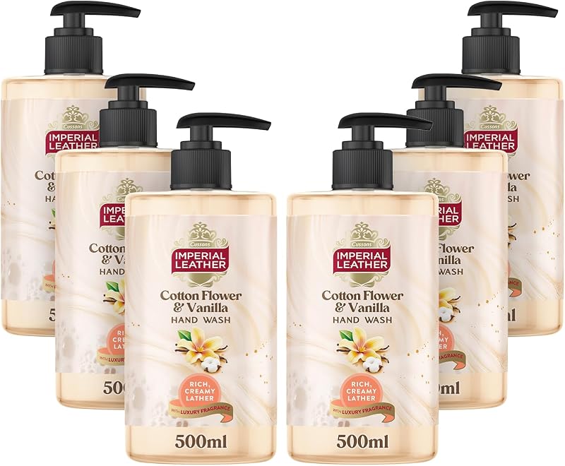 Imperial Leather Moisturising Hand Wash Cotton Flower Vanilla Orchid Pack 6 x