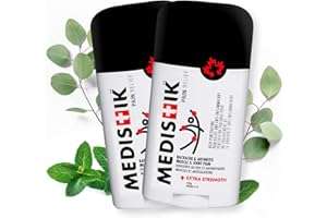 MEDISTIK Extra Strength Pain Relief Stick. Long Lasting Topical Pain Reliever for Backache, Arthritis Muscle & Joint Pain, 58
