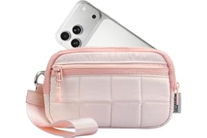 Dadanism Wristlet Wallets for Women, RFID Blocking Wristlet Phone Wallet, Quilted Credit Card Holder