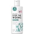 Dog and Cat Dewormer - 12 oz of Wormer Liquid to Paralyze and Expel Roundworms - Kitten and Puppy Dewormer