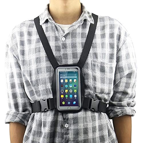 Smartphone Outdoor Chest Strap Mount Waterproof Case Holder Fits