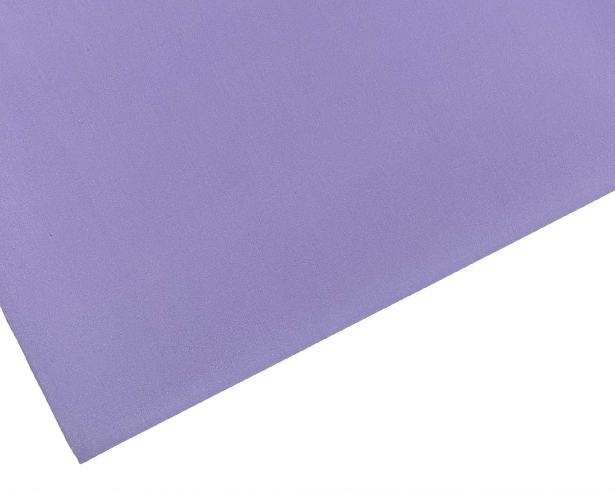 Plain Lilac Polycotton Fabric - 45 inch / 112 cm Wide - 40+ Colours (Lilac, 3 METRE)