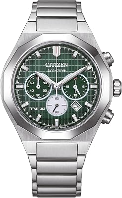 Men's Chronograph Eco-Drive Watch Zenshin Senkei