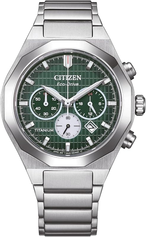 Men's Chronograph Eco-Drive Watch Zenshin Senkei
