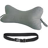 Neck & Cervical Pillows Dog Bone Shaped Travel Neck Pillows With Washable Removable Cover Have Loops On Either End For Car Bus Truck Driving Comfort Head Rest Support Neck Chiropractic Pillow (Color