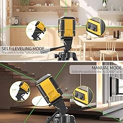 LPYBP 360° Laser Level with Tripod,100ft/30m Self