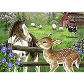 Ravensburger New Neighbors 60-Piece Jigsaw Puzzle - Unique Shape Pieces | Anti-Glare Surface | Ideal for Kids | Perfect Family Fun Activity